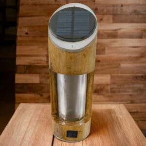 Bamboo solar lamp